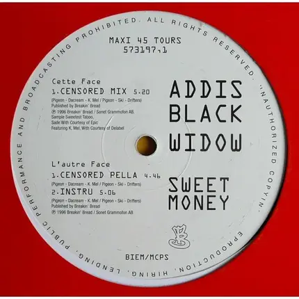 Addis Black Widow - Sweet Money