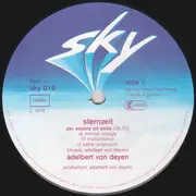 LP - Adelbert Von Deyen - Sternzeit