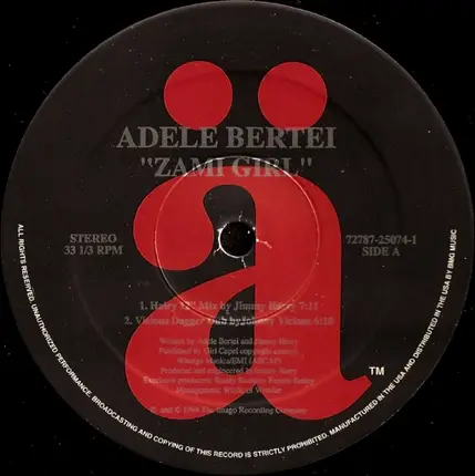 Adele Bertei - Zami Girl