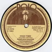 12inch Vinyl Single - Adrian Baker - High Time