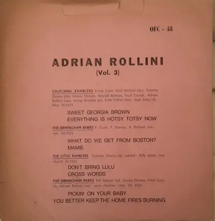 Adrian Rollini - Vol. 3