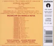 CD - Adrian Willaert - Danilo Lorenzini , Antonio Eros Negri , Riccardo Villani , Giuseppe Azzarelli - Ricercari Da Musica Nova - L'Opera Omnia Di Adrian Willaert, Volume 7