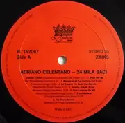 LP - Adriano Celentano - 24 Mila Baci