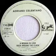 7inch Vinyl Single - Adriano Celentano - Woman In Love - Rock Around The Clock / Preghero