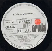 Double LP - Adriano Celentano - Azzurro - laminated Gatefold