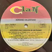 LP - Adriano Celentano - Azzurro / Una Carezza In Un Pugno