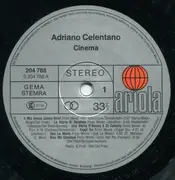 LP - Adriano Celentano - Cinema