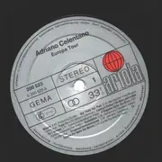 LP - Adriano Celentano - Europa Tour