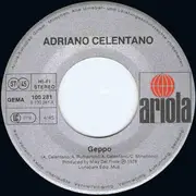 7inch Vinyl Single - Adriano Celentano - Geppo