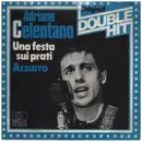 7inch Vinyl Single - Adriano Celentano - Azzurro / Una Festa Sui Prati