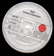 LP - Adriano Celentano - Soli - DISCO