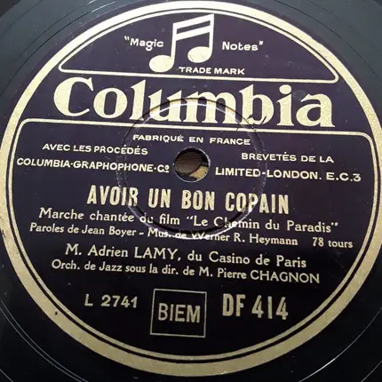 Adrien Lamy - Tout Est Permis Quand On Rêve / Avoir Un Bon Copain