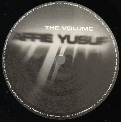 Affie Yusuf - The Volume