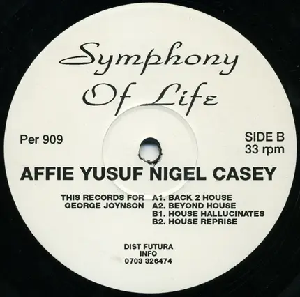Affie Yusuf & Nigel Casey - Symphony Of Life