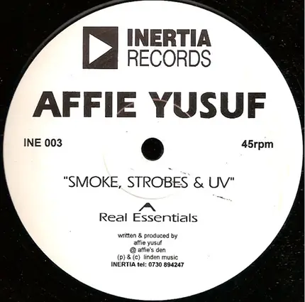 Affie Yusuf - Smoke, Strobes & UV