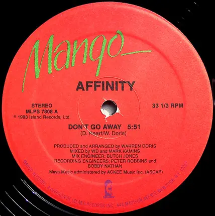 Affinity - Don't Go Away