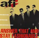 LP - Afi - Answer That And Stay Fashionable - Pink & Grey Marbeled vinyl/ + insert
