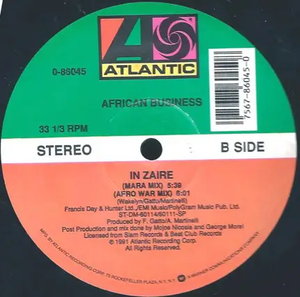 African Business - In Zaire