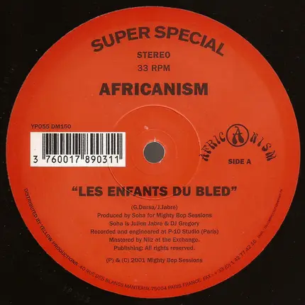 Africanism Presents Soha - Les Enfants Du Bled