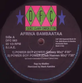 Afrika Bambaataa - Power Boy Power / Save The World