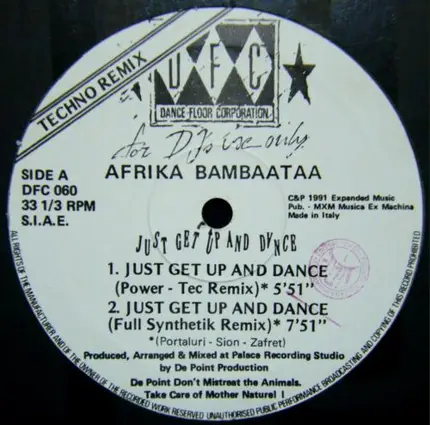 Afrika Bambaataa - Just Get Up And Dance