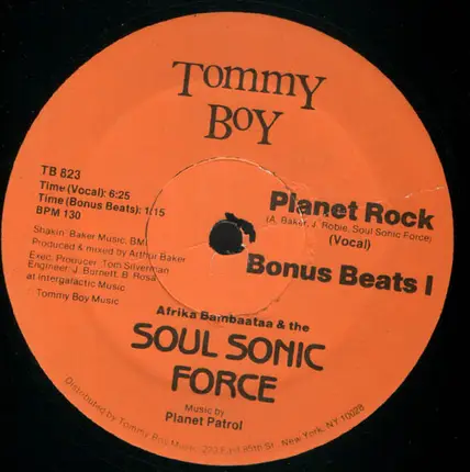 Afrika Bambaataa & Soulsonic Force - Planet Rock