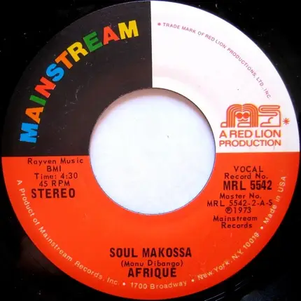 Afrique - Soul Makossa / Hot Mud