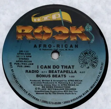 Afro-Rican - Let It Go / I Can Do That