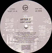 12inch Vinyl Single - After 7 - Can't Stop