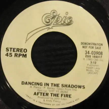 After The Fire - Dancing In The Shadows
