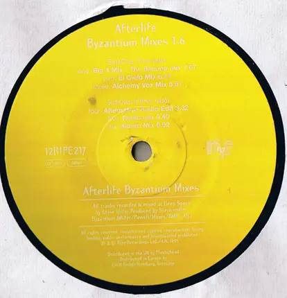 Afterlife - Byzantium Mixes