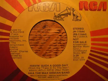 Aka The Max Demian Band - Havin' Such A Good Day