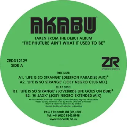Akabu - Life Is So Strange Ep/ Deetron & Lovebir
