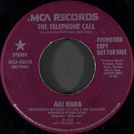 Aki Hara - The Telephone Call