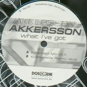 Akkersson - What I've Got