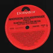 LP - Akkordeon Schlager-Parade: - 28 aktuelle Hits Zug um Zug