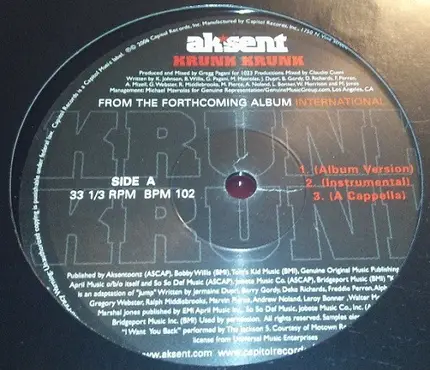 Ak'Sent - Krunk Krunk