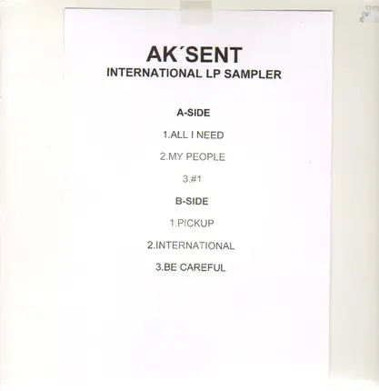 Ak'sent - International LP Sampler