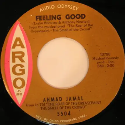 Ahmad Jamal - Feeling Good / A Wonderful Day Like Today