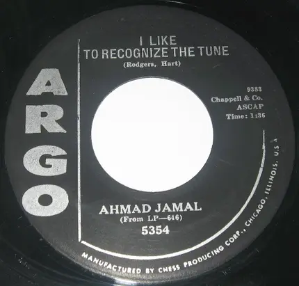 Ahmad Jamal - Should I / I Like To Recognize The Tune