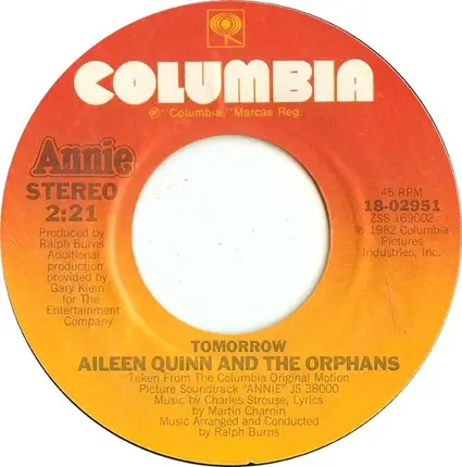 Aileen Quinn And The Orphans - Tomorrow