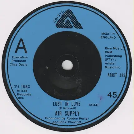 Air Supply - Lost in Love