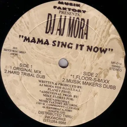 AJ Mora - Mama Sing It Now
