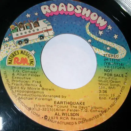 Al Wilson - Earthquake