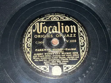 Al Wynn And His Gutbucket Five - Parkway Stomp / Down By The Levee