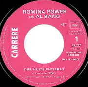 7inch Vinyl Single - Al Bano & Romina Power - Des Nuits Entières
