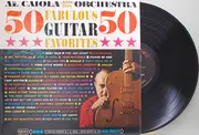 LP - Al Caiola And His Orchestra - 50 Fabulous Guitar Favorites - Mono