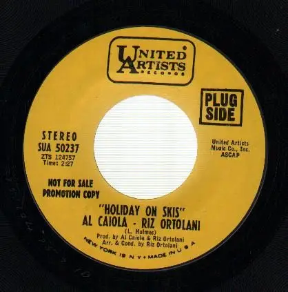 Al Caiola - Holiday On Skis / Bossa Nova Noel
