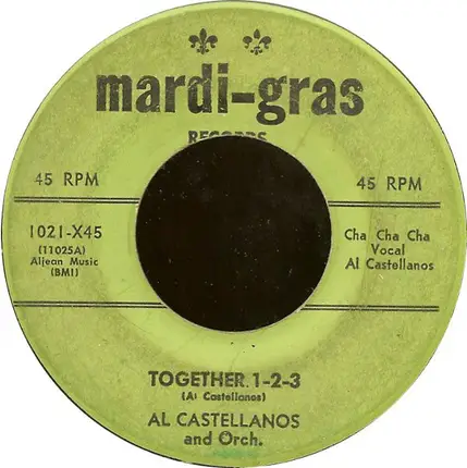 Al Castellanos And His Orchestra - Together 1-2-3 / Merengue Ta-Ka-Ta