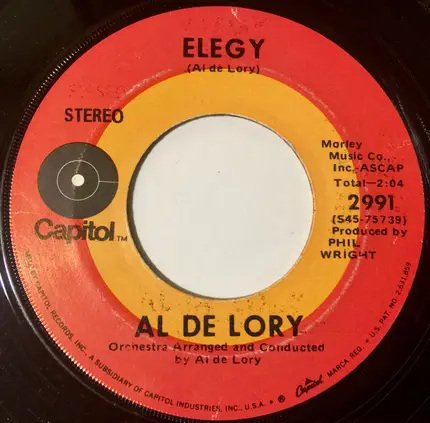 Al De Lory - Theme From "Love Story"